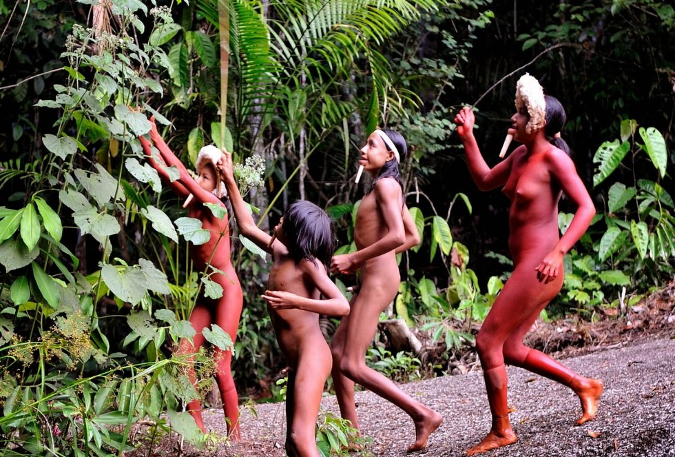 Wild tribes of the Amazon Naked