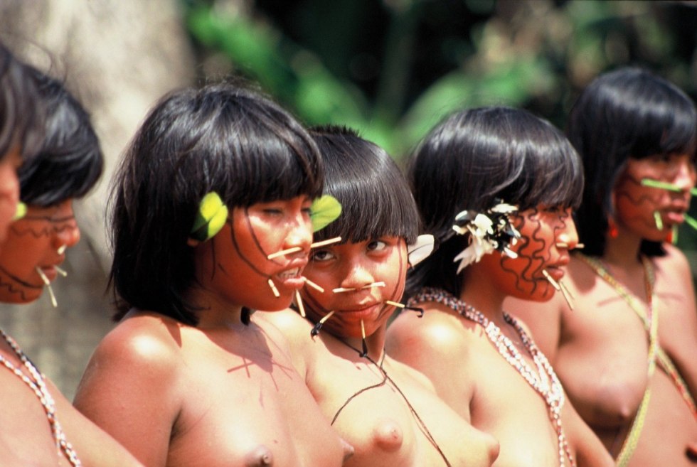 Wild tribes of the Amazon nude