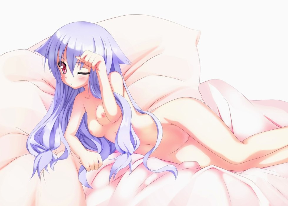 Hentai Naked Tinky on the bed