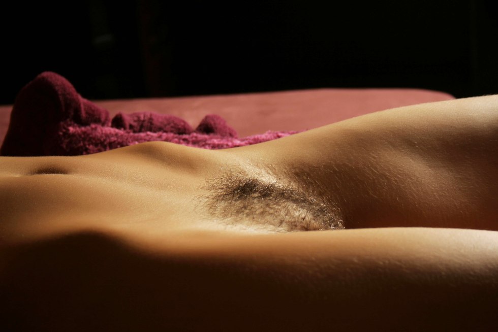 Beautiful convex pubis