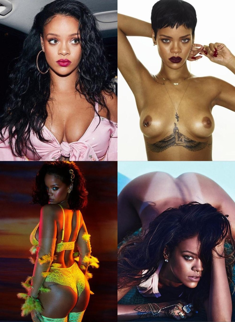 Robin Rihanna Fenty Naked