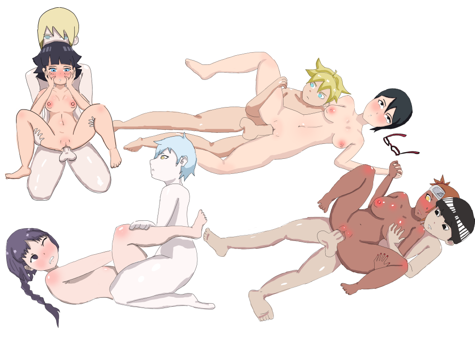 Himavari Uzumaki is naked