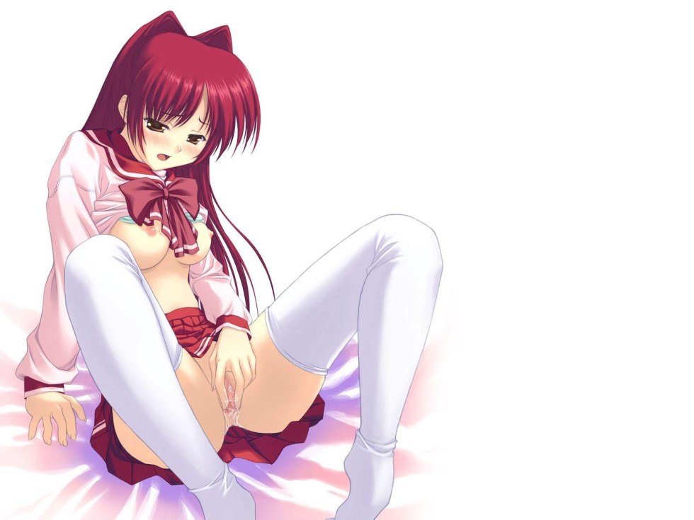 Hentai girl in white stockings