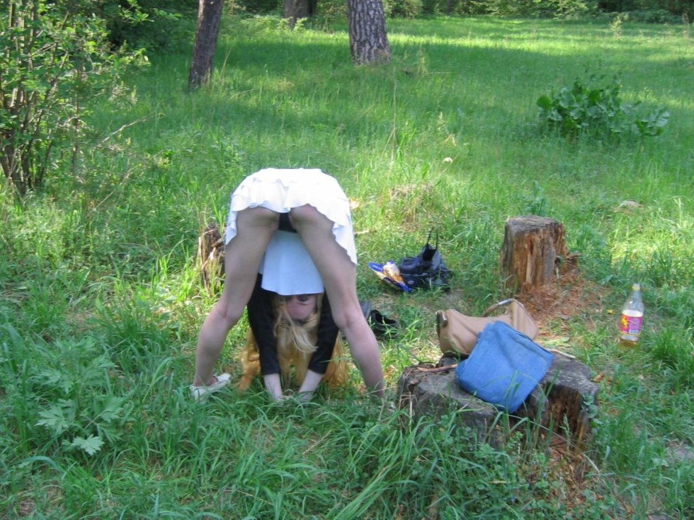 Buhay in the forest without panties