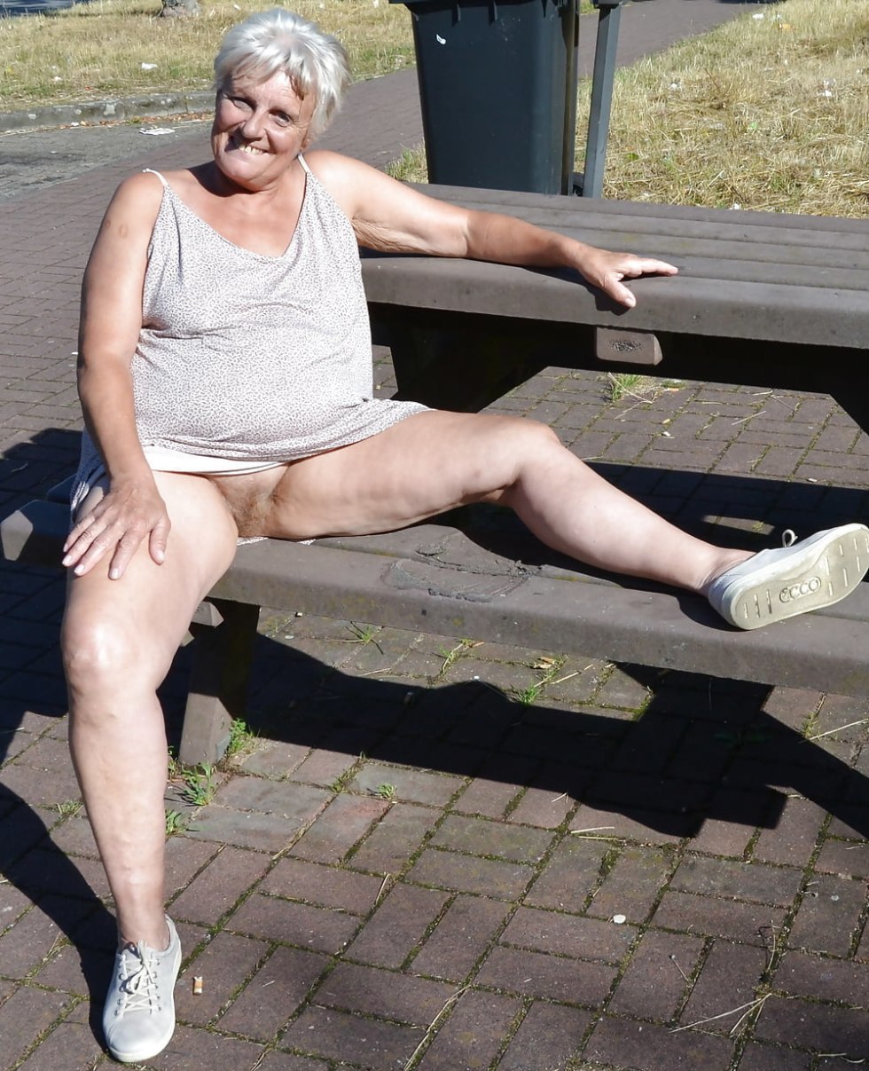 Old women without panties
