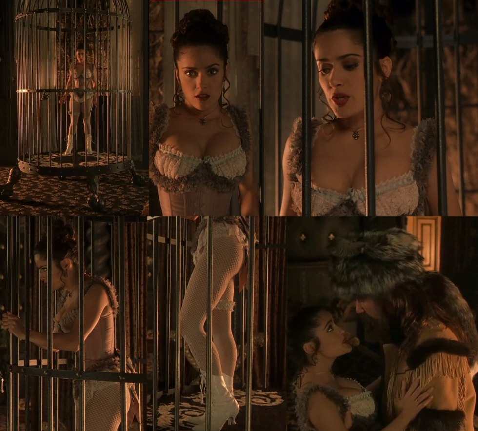 Salma Hayek tits in the film