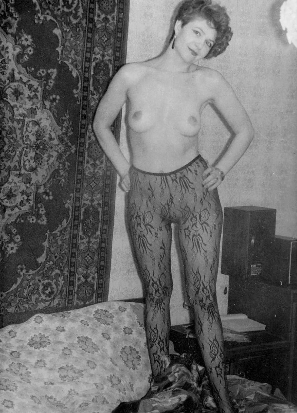 Soviet women undress