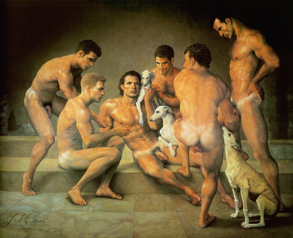 Male erotic paintings