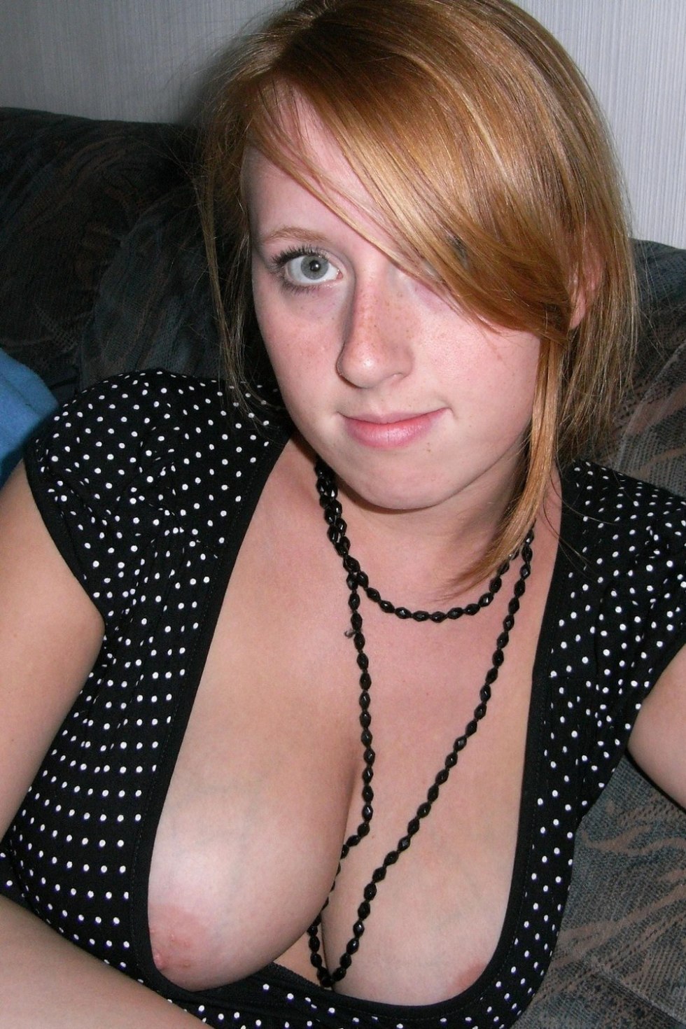 The neckline is private