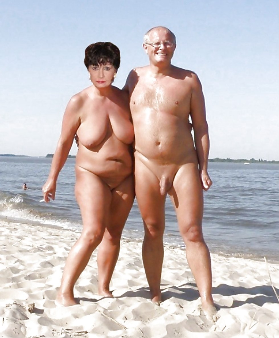 Naked couples on the beach