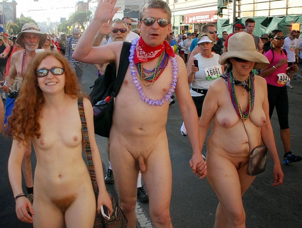 Nudist parade