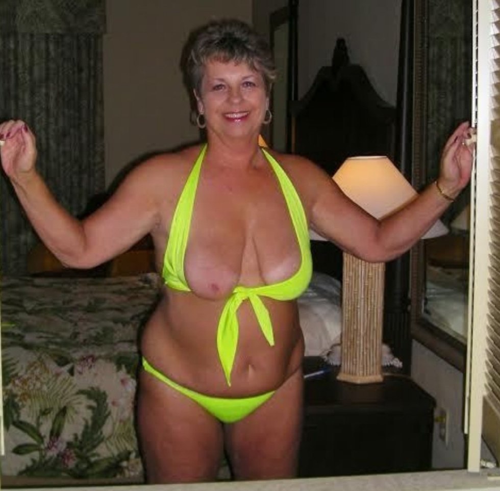 Naked old women in swimsuits