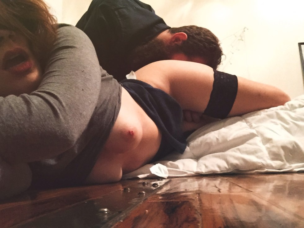 Erotic selfie a couple