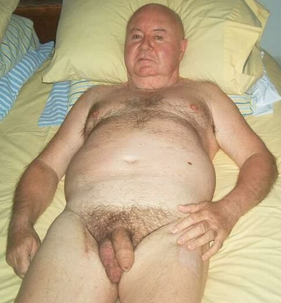 Naked fat old men