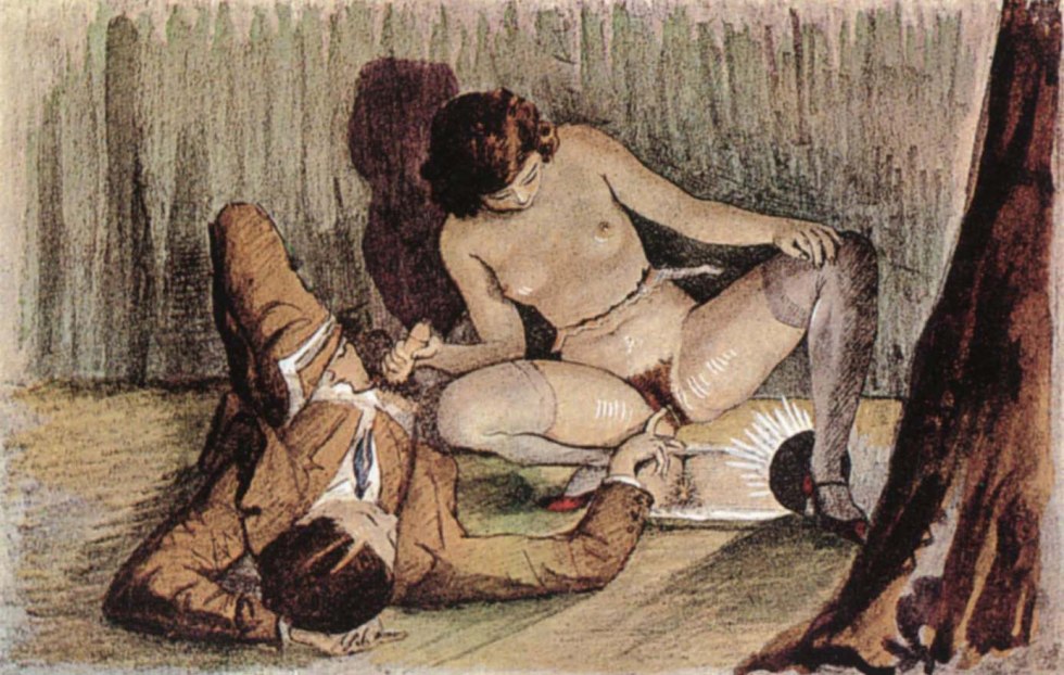 Erotic painting of the Middle Ages