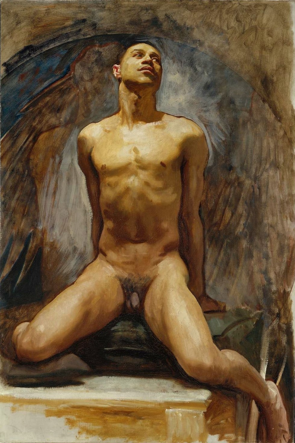 Male nudity in painting