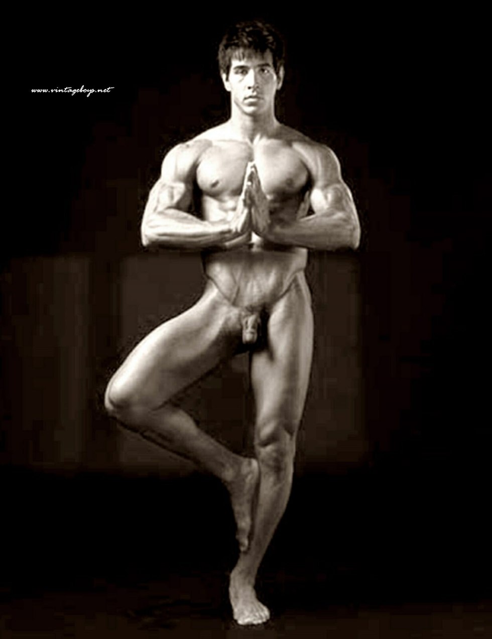 The dancers are naked men