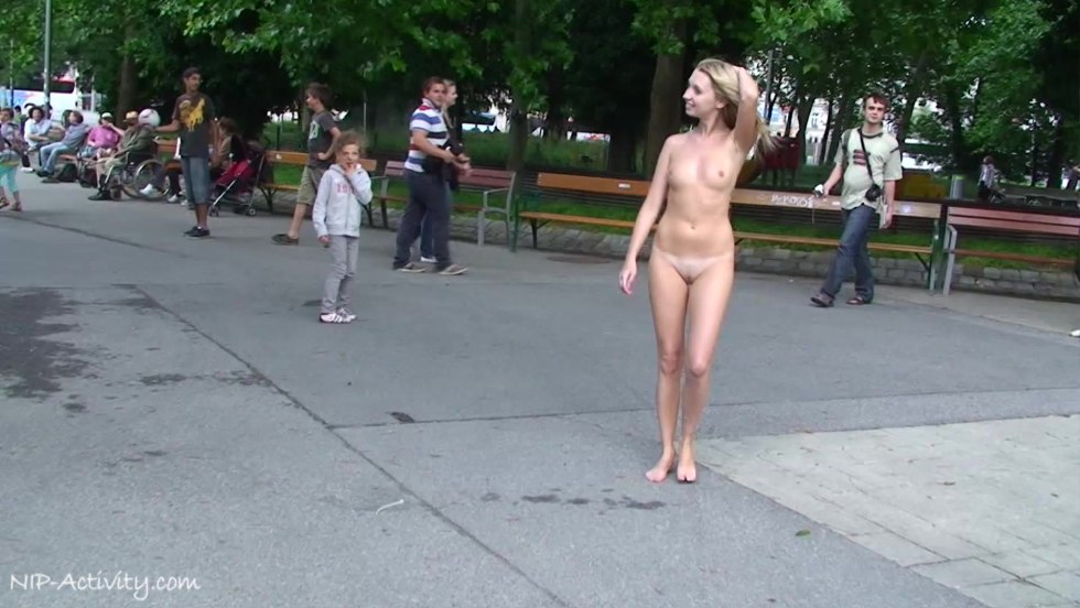 Undressed in the city center