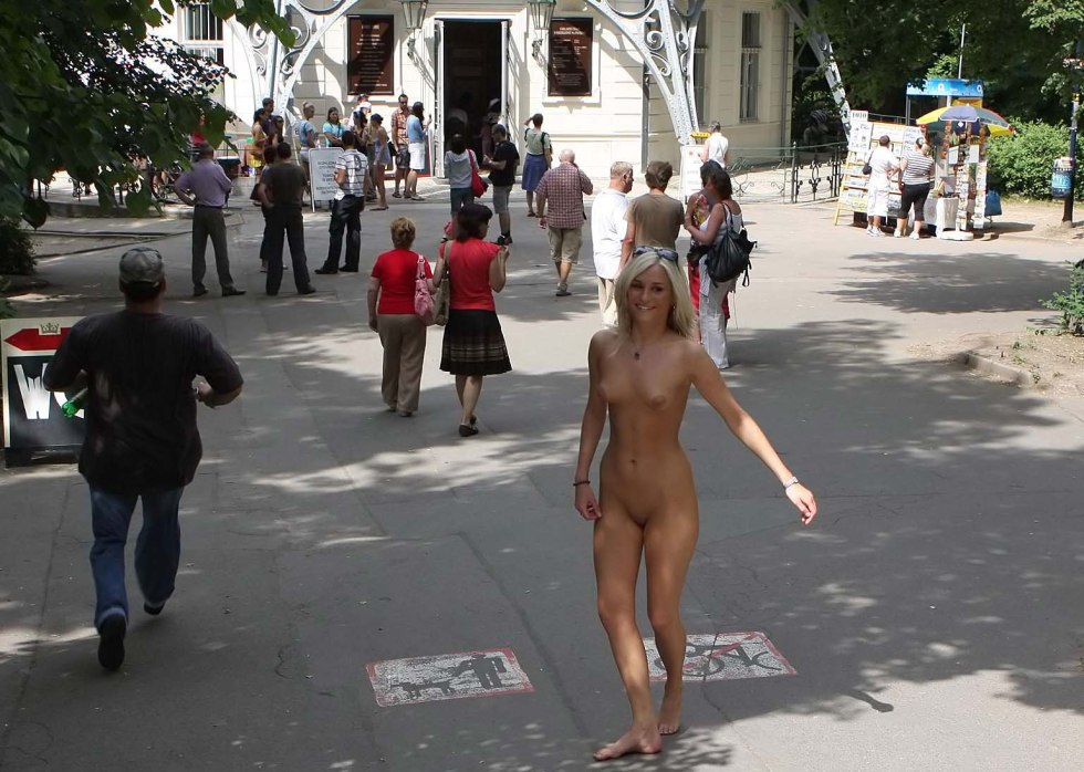 People undress on the street
