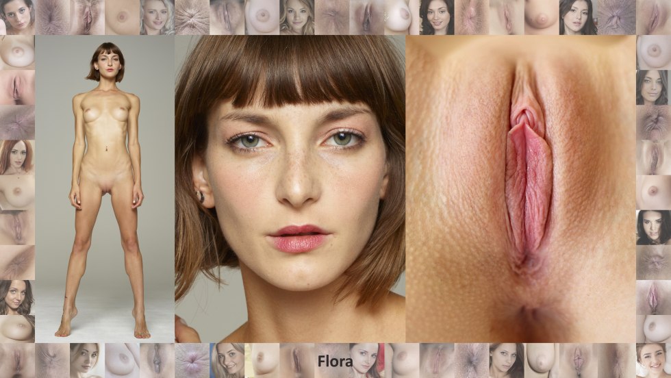 Face and vagina of different nations