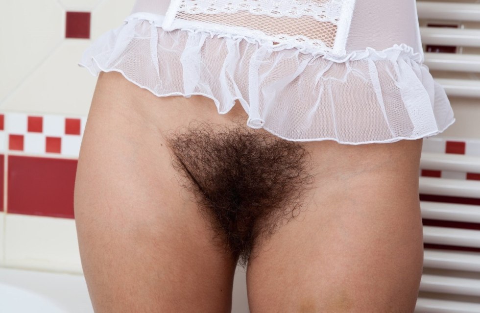 Hairy pussy in panties