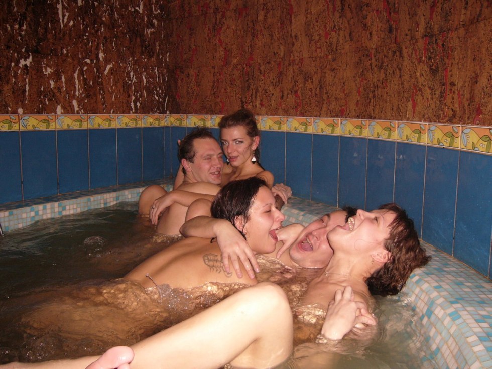 Private party in the bath