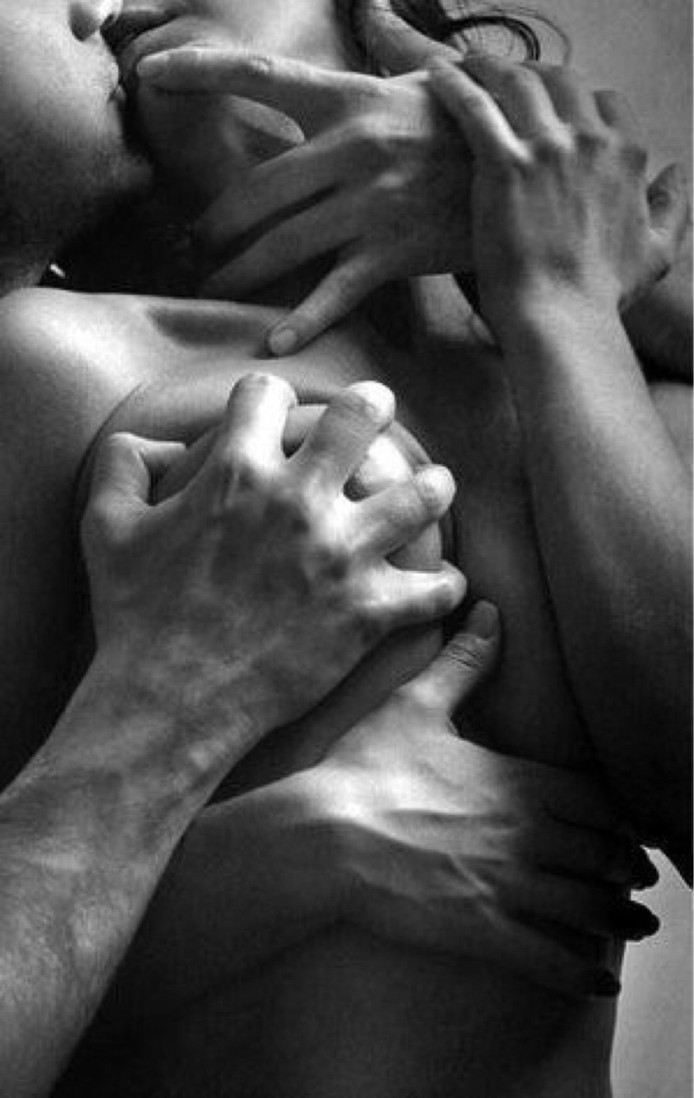 Beautiful erotic kisses