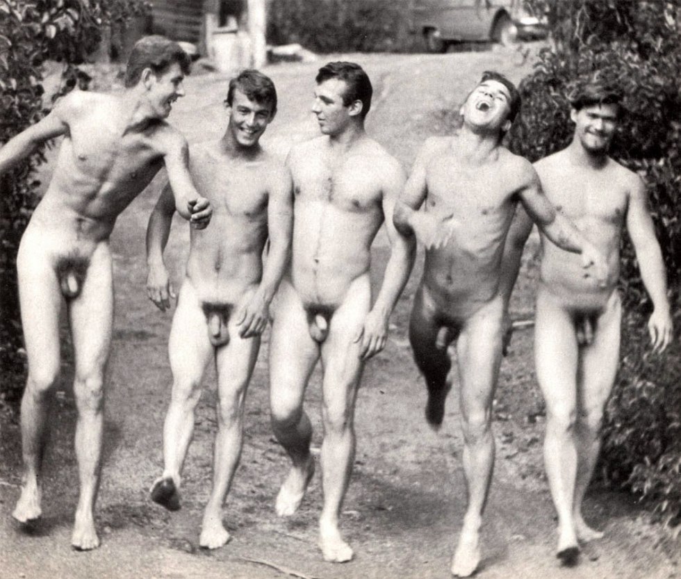 Naked guys before the revolution