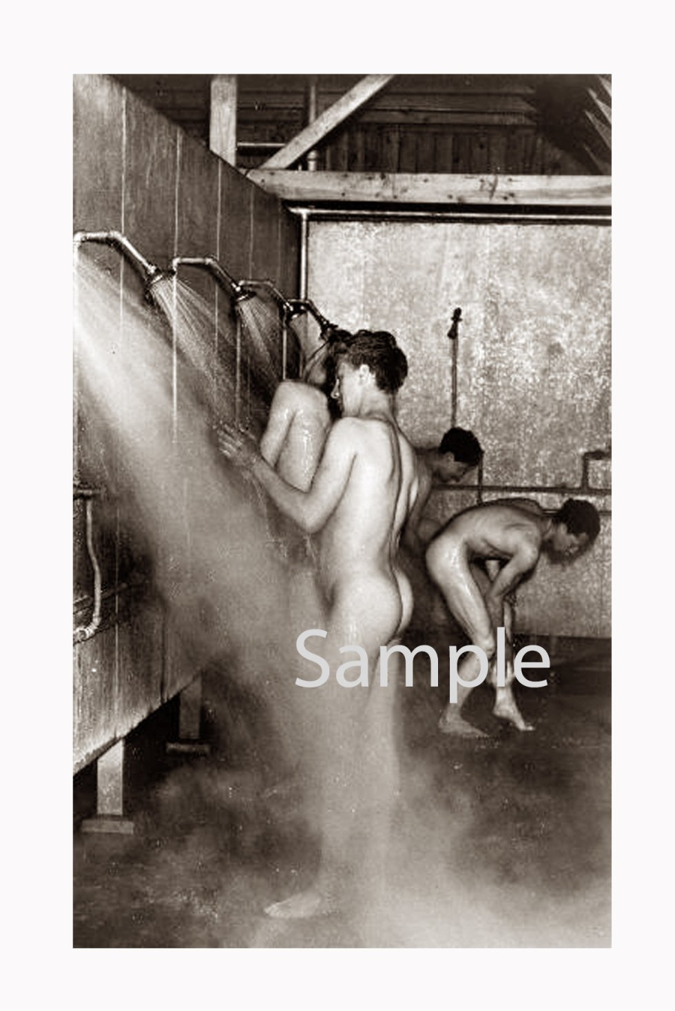 Boys in a public bath