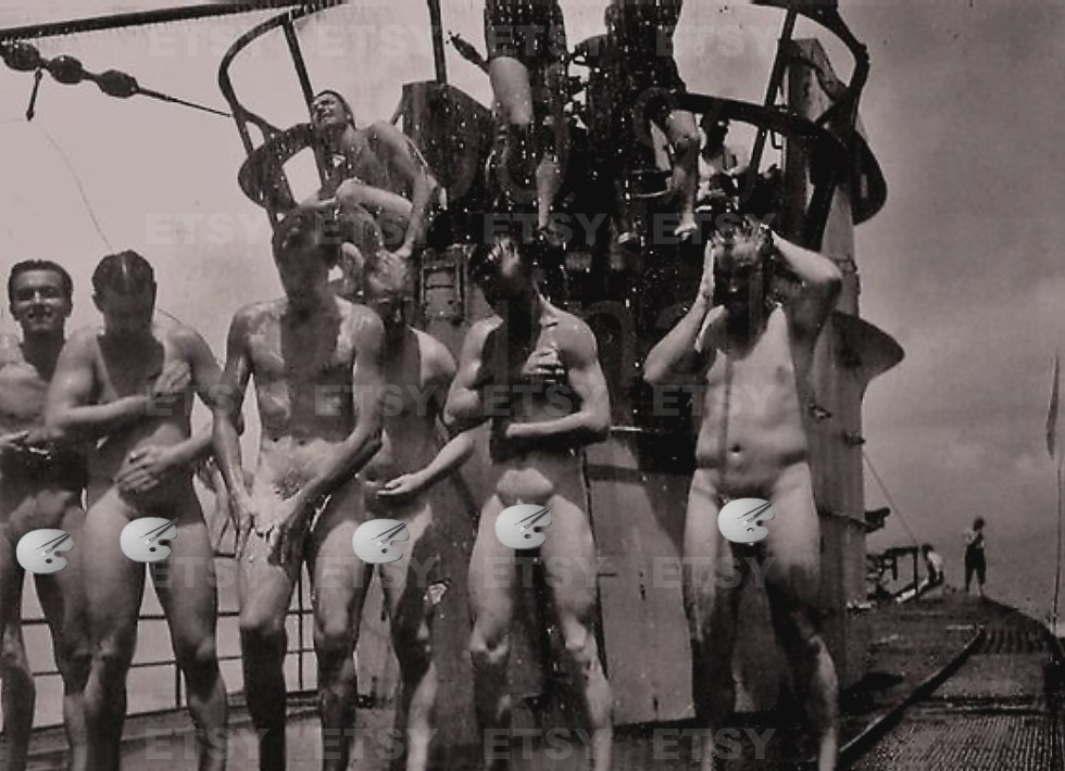 American soldiers retro naked