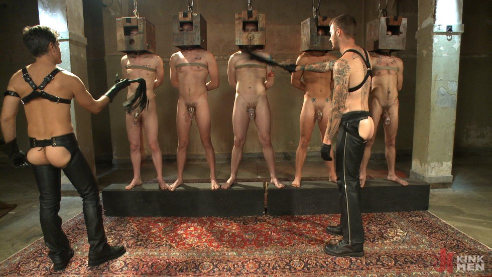 Bdsm slave man naked