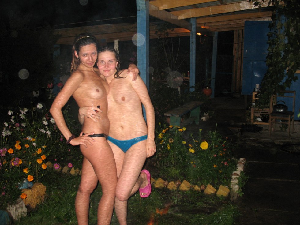 Family private nude in the country
