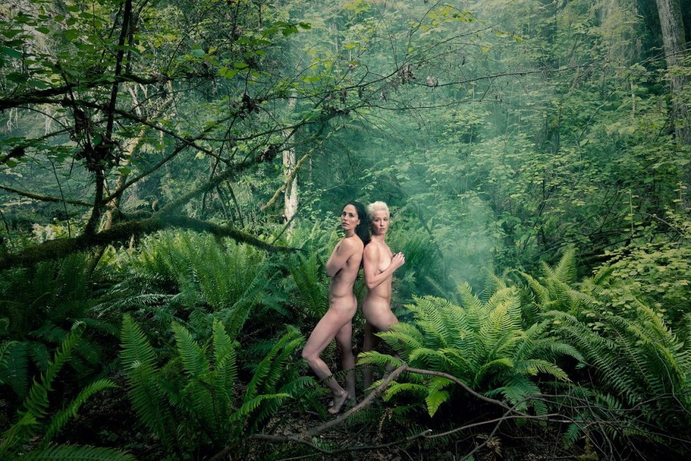 Jungle rain naked women
