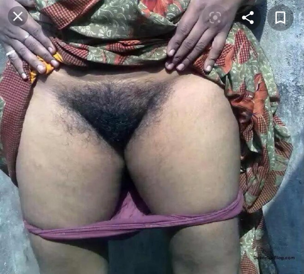 Hairy women without panties