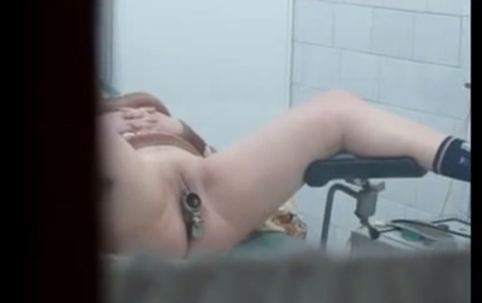 Hairy vagina of a gynecologist hidden camera