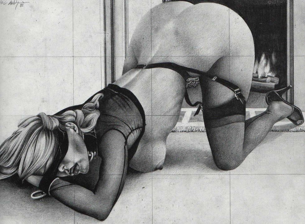 Erotic drawings of submission
