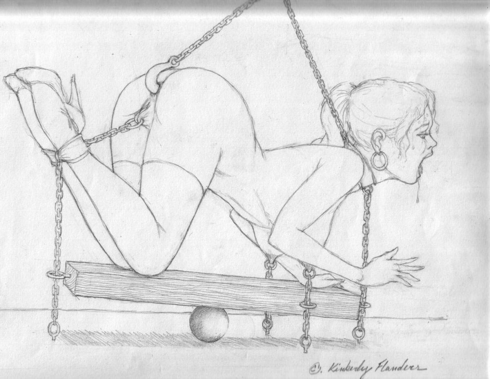Pencil drawings of BDSM