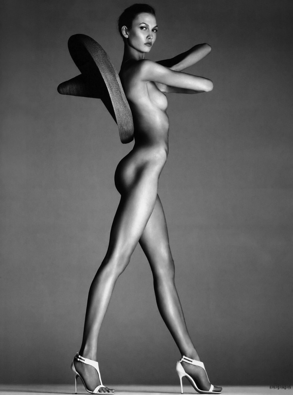 Carly Closs is completely naked