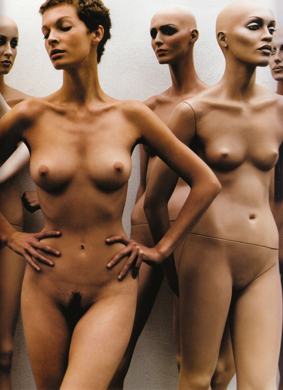 Women supermodel naked