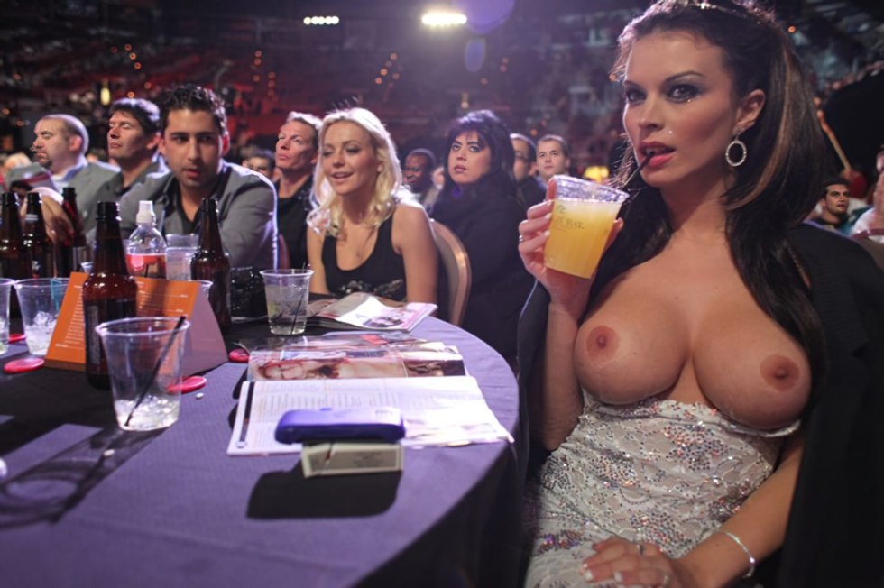Naked pornstars on AVN AWARDS