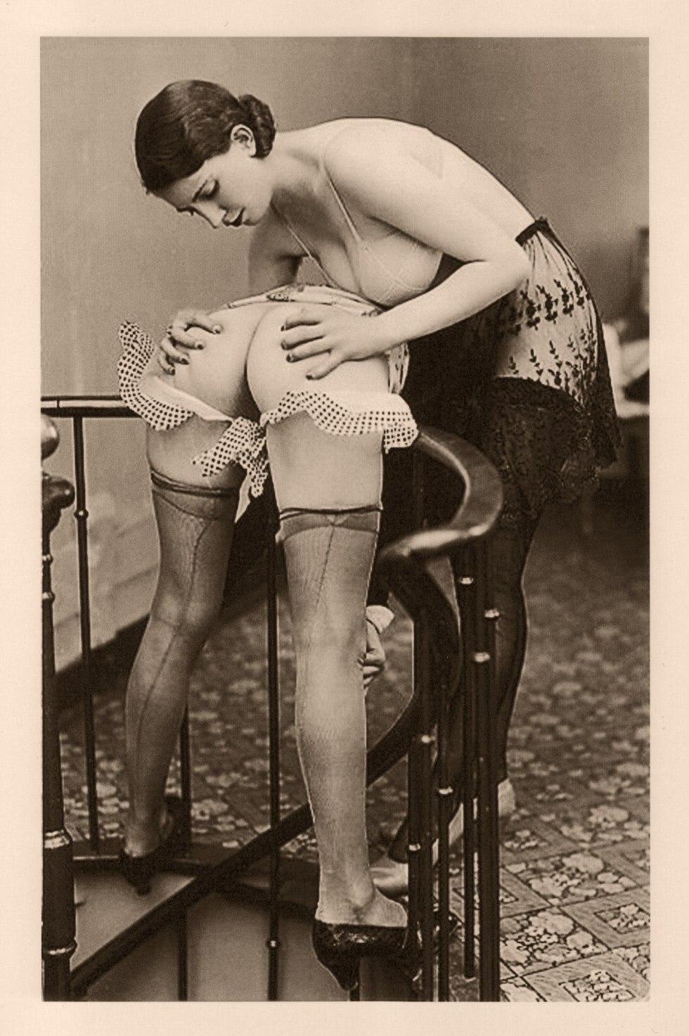 German porn in stockings retro