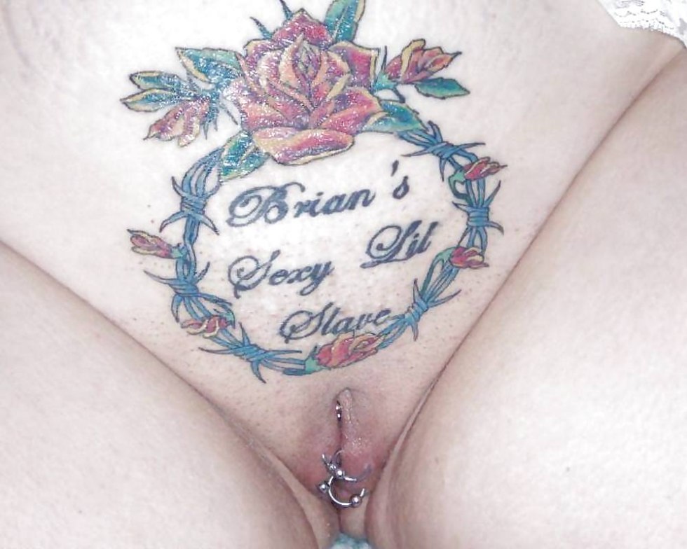 Erotic tattoos in intimate places