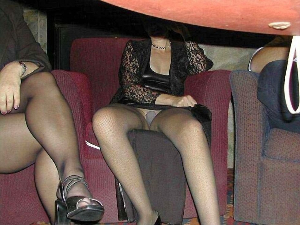 Peeping under the table