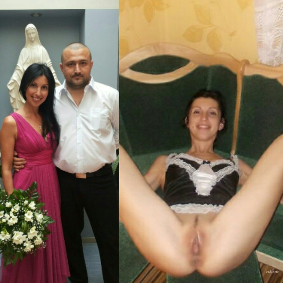 Dressed striped brides old