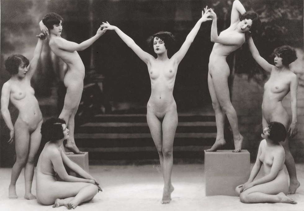 Theater productions in the style of nude