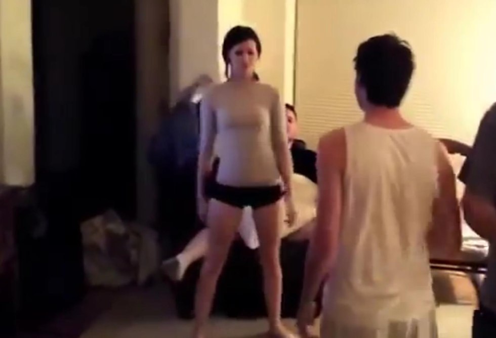 Forced undressing of girls