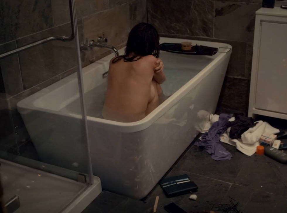 Kaya Skogladario naked in the cinema