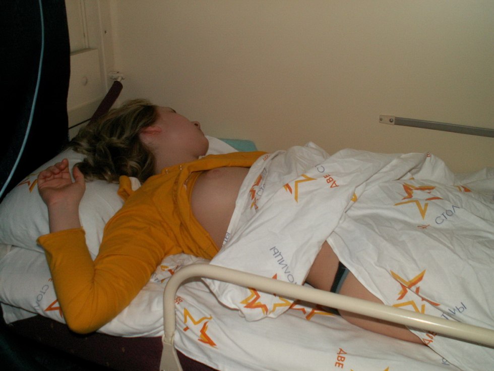 Sleeping girls on the train