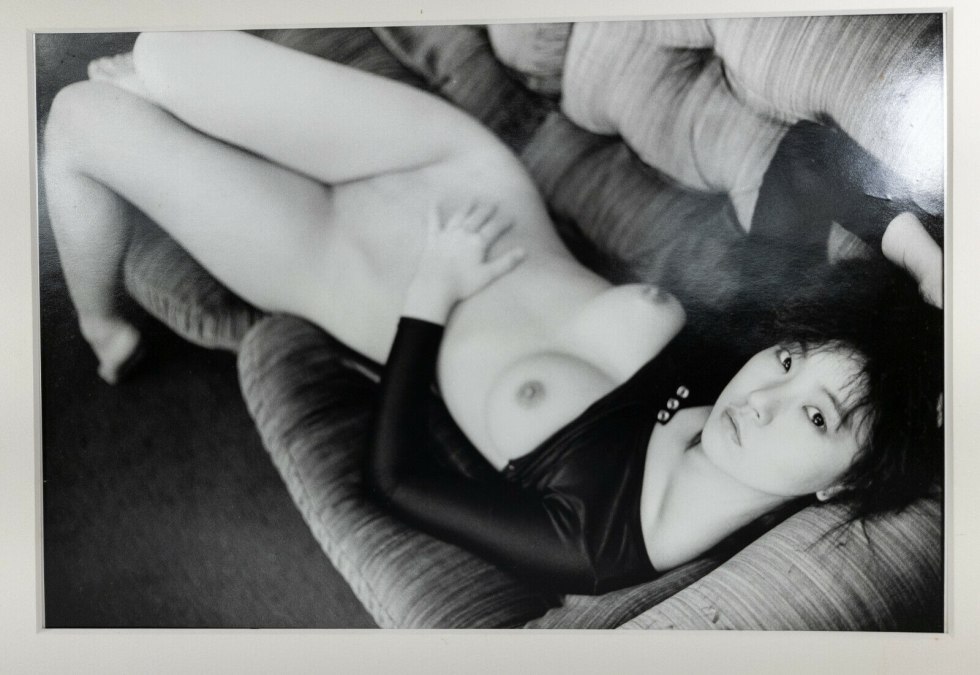 Retro photo of naked Japanese