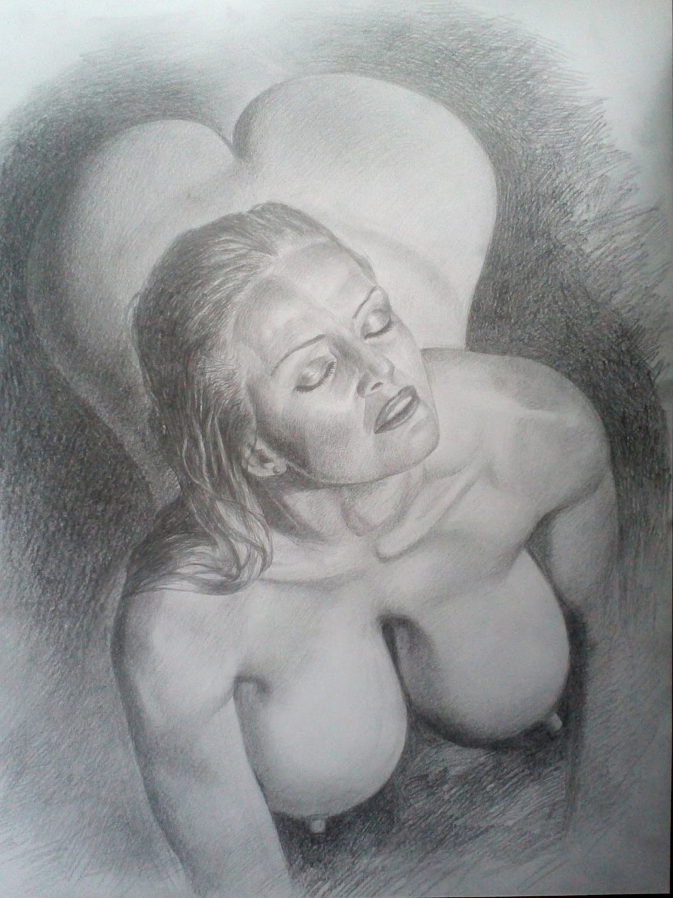 Erotic portraits drawing